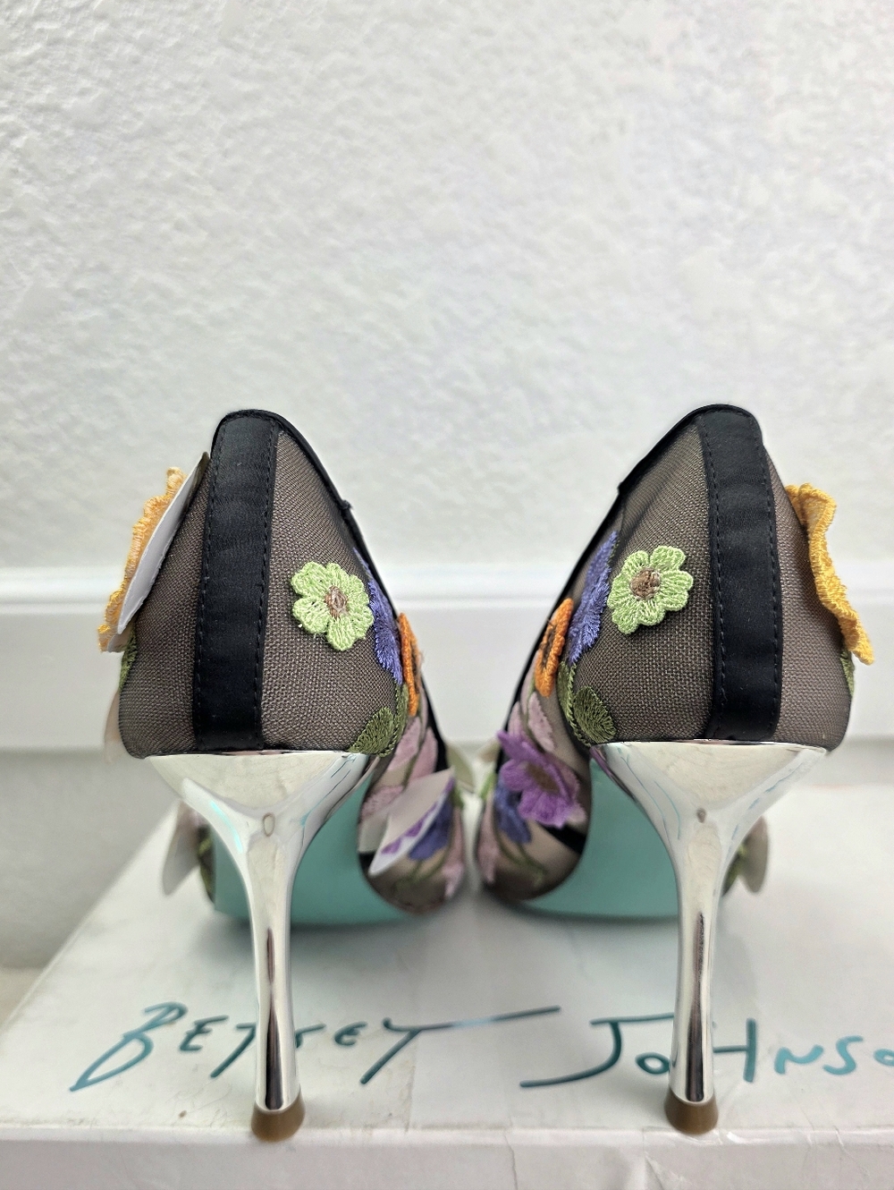 Betsey Johnson SB-Aimey 3-D Floral Pumps - Picture 8 of 11